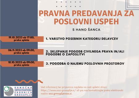 Hana Šanca pravna predavanja